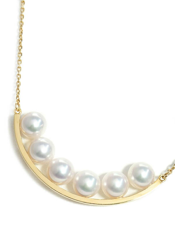 TASAKI】タサキ『K18YG バランス プラス ネックレス パール6.0~6.2mm