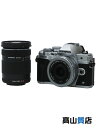 【OLYMPUS】【未使用品】オリンパス『OM-D E-M10 Mark IV EZダブルズームキット シルバー』ミラーレス一眼カメラ 1週間保証【中古】