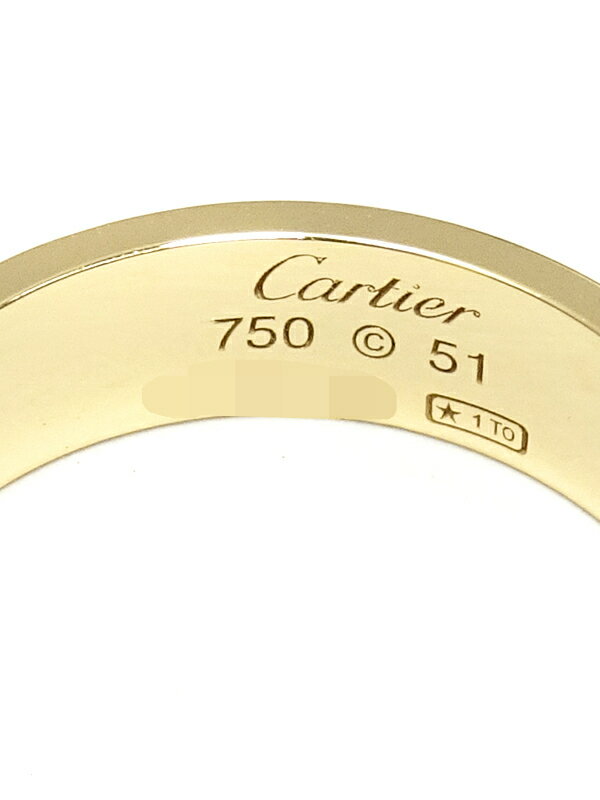 【Cartier】カルティエ『K18YG ラブリング』10.5号 1週間保証【中古】