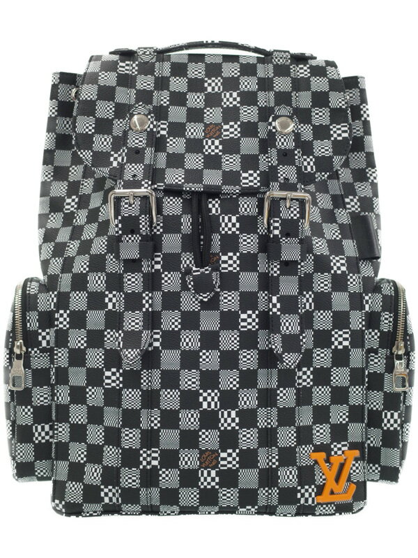 【LOUIS VUITTON】ルイヴィトン『ダミエ ディストーテッド クリストファーPM』N50039 レディース バックパック 1週間保証【中古】