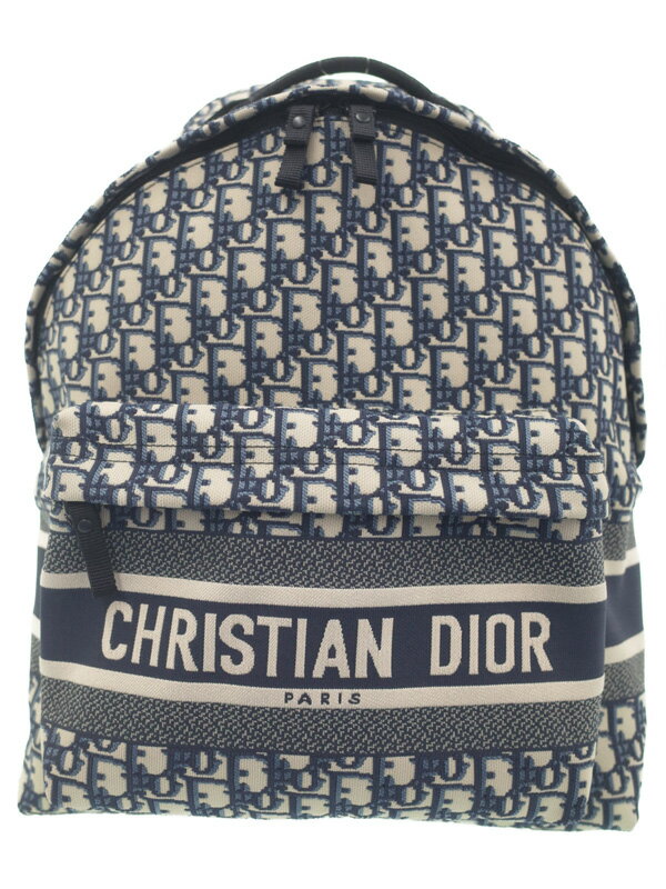 【Christian Dior】クリスチャンディオール『ディオール オブリーク ディオールトラベル バックパック』M6104STZQ-M928 ユニセックス 1週間保証【中古】