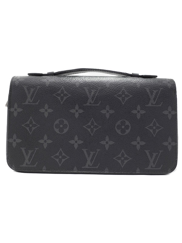 【LOUIS VUITTON】ルイヴィトン『モノグラム エクリプス ジッピーXL』M61698 メンズ ラウンドファスナー長財布 1週間保証【中古】