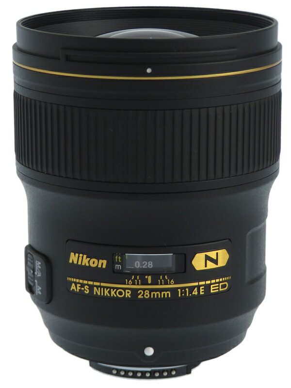 【Nikon】ニコン『AF-S NIKKOR 28mm f/1.4E ED』レンズ 1週間保証【中古】