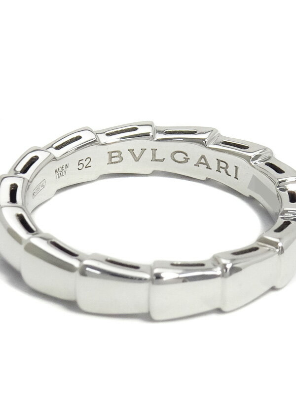 【BVLGARI】ブルガリ『K18WG セルペンティ ヴァイパー リング』11.5号 1週間保証【中古】