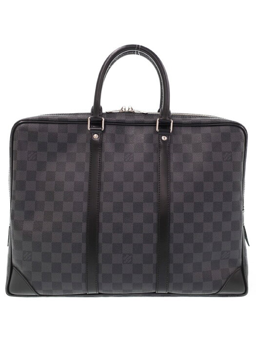 【LOUIS VUITTON】ルイヴィトン『ダミエ グラフィット ポルトドキュマン ヴォワヤージュ』N41125 メンズ ビジネスバッグ 1週間保証【中古】