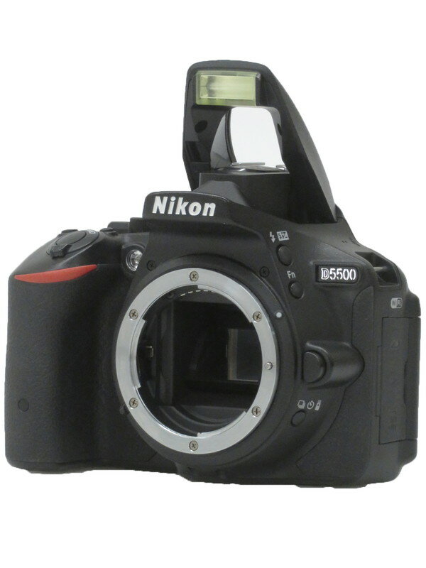【Nikon】ニコン『D5500 ボディ ブラック』デジタル一眼レフカメラ 1週間保証【中古】