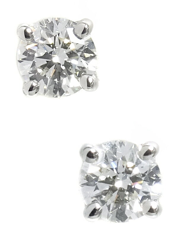 【TIFFANY＆Co.】ティファニー『PT950 ソリティア ダイヤモンド0.24ct 0.24ct ピアス』1週間保証【中古】のサムネイル