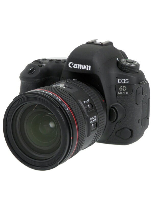 【Canon】キヤノン『EOS 6D Mark II EF24-70 F4L IS USM レンズキット』2017年8月発売 デジタル一眼レフカメラ 1週間保証【中古】