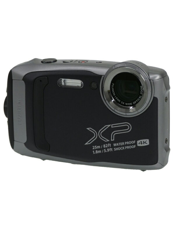 【FUJIFILM】富士フイルム『FinePix XP140 ダークシルバー』F FX-XP140DS 2019年3月発売 コンパクトデジタルカメラ 1週間保証【中古】