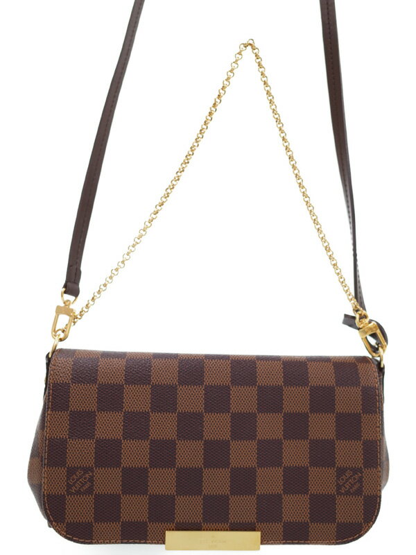 【LOUIS VUITTON】ルイヴィトン『ダミエ フェイボリットPM』N41276 レディース 2WAYバッグ 1週間保証【中古】