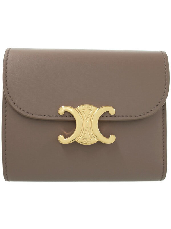 【CELINE】セリーヌ『スモール トリオンフ フラップ ウォレット』10D783DPV.10BL レディース 三つ折り短財布 1週間保証【中古】のサムネイル