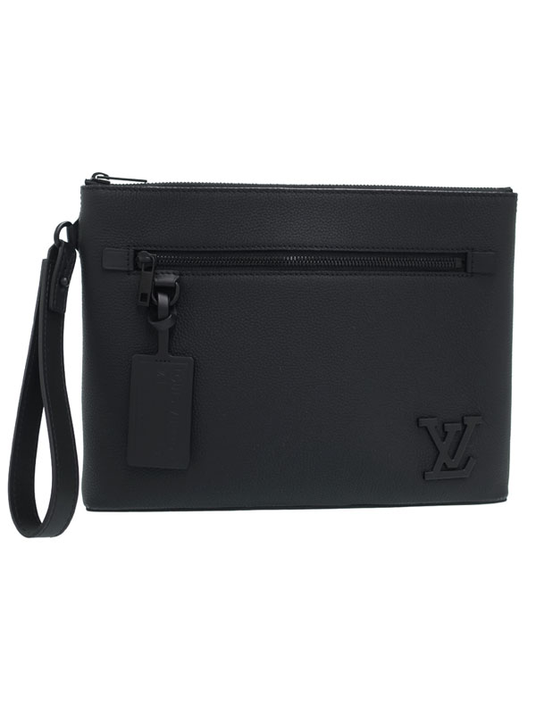 【LOUIS VUITTON】ルイヴィトン『LV アエログラム ポシェット IPAD』M69837 メンズ クラッチバッグ 1週間保証【中古】のサムネイル