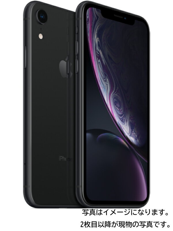 【Apple】アップル『iPhone XR 64GB SIMロック解除済 au ブラック』MT002J/A 2018年10月発売 スマートフォン 1週間保証【中古】