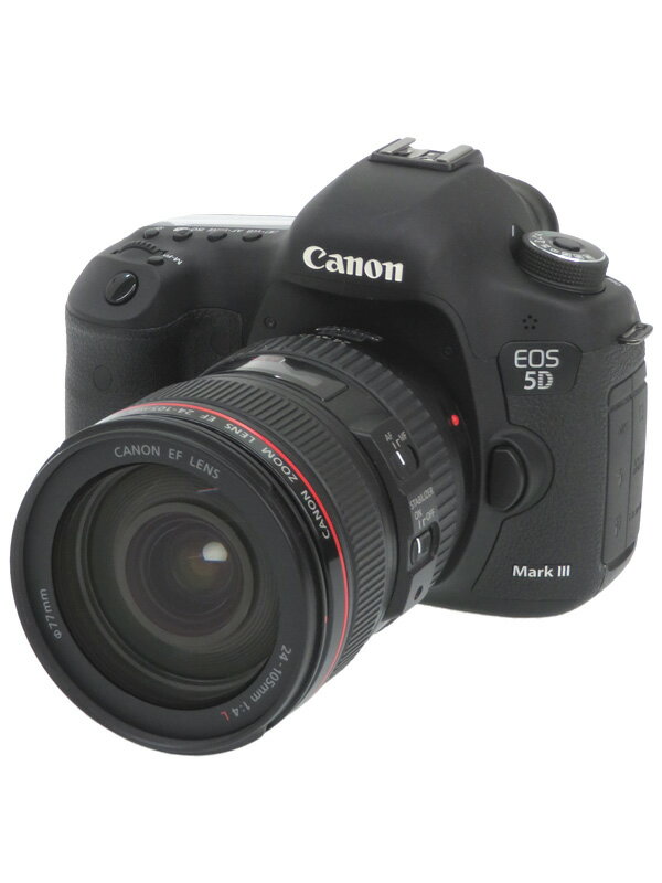 【Canon】キヤノン『EOS 5D Mark III EF24-105L IS USM レンズキット』EOS5DMK324105LK 2012年3月発売 デジタル一眼レフカメラ 1週間保証【中古】