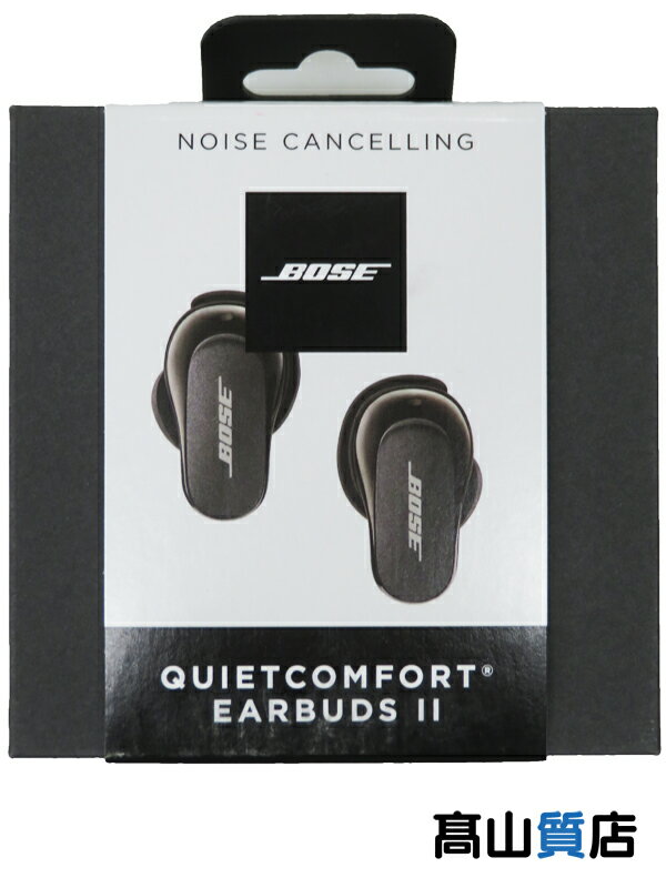BOSE】【未使用品】ボーズ『Bose QuietComfort Earbuds II トリプルブラック』完全ワイヤレスイヤホン 1週間保証【中古】(4969929258168): 家電 | 高山質店 公式オンラインショップ BOSE】【未使用品】ボーズ『Bose QuietComfort Earbuds II トリプルブラック』完全ワイヤレスイヤホン 1週間保証【中古】(4969929258168): 家電 | 高山質店 公式オンラインショップ