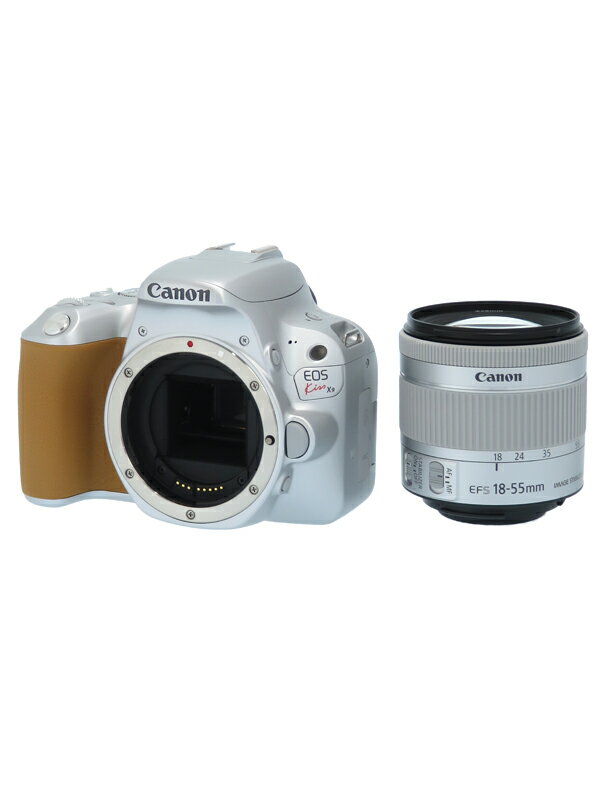【Canon】キヤノン『EOS Kiss X9 EF-S18-55 IS STM レンズキット シルバー』2017年7月発売 デジタル一眼レフカメラ 1週間保証【中古】