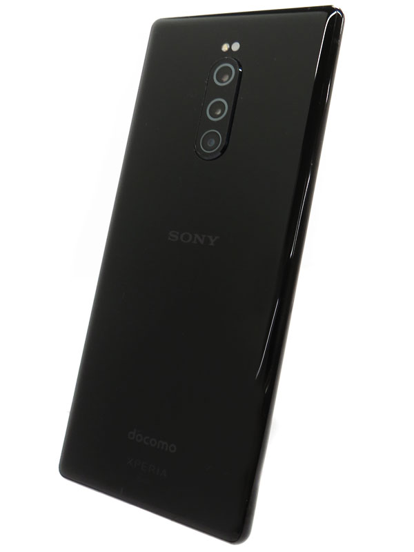 【SONY】ソニー『Xperia 1 64GB SIMロック解除済 ドコモ ブラック』SO-03L スマートフォン 1週間保証【中古】