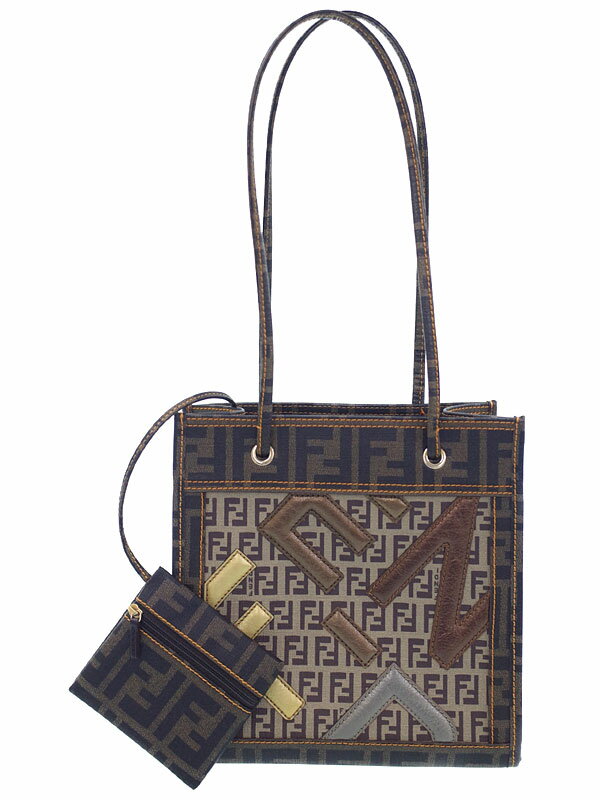 FENDI】フェンディ『ズッカ柄×ズッキーノ柄 トートバッグ FENDI】フェンディ『ズッカ柄×ズッキーノ柄 トートバッグ