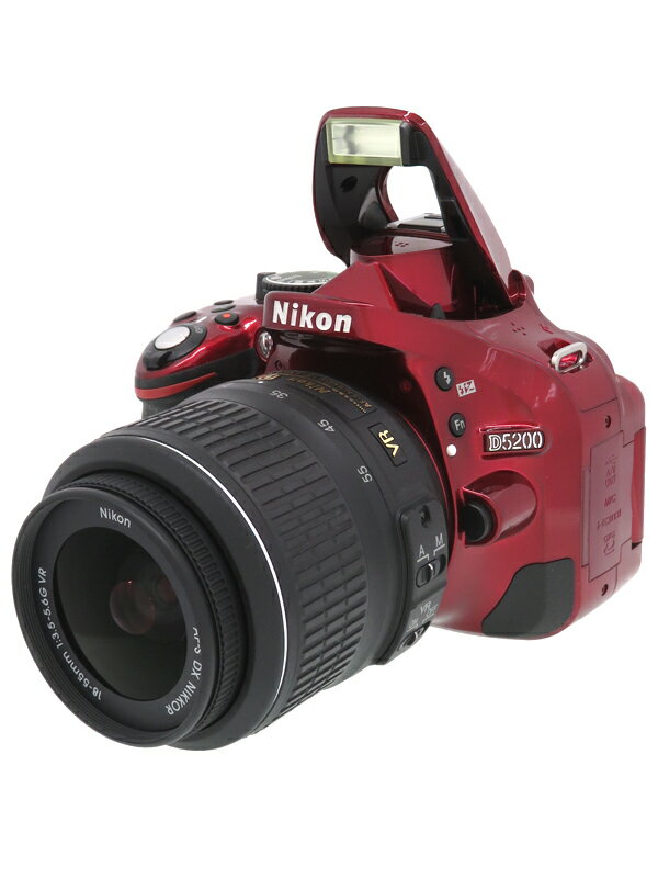 Nikon】ニコン『D5200 18-55 VR レンズキット レッド』2012年12月発売