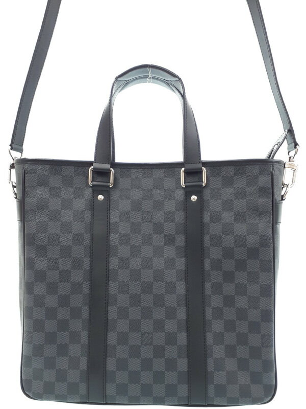 【LOUIS VUITTON】ルイヴィトン『ダミエ グラフィット タダオPM NM』N41467 メンズ 2WAYバッグ 1週間保証【中古】