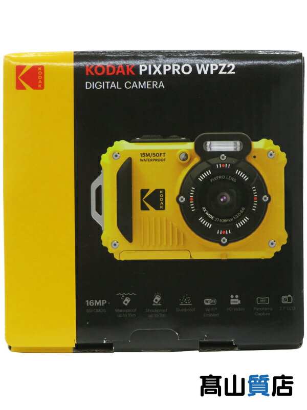 KODAK】【未使用品】コダック『KODAK PIXPRO WPZ2 YELLOW』WPZ2