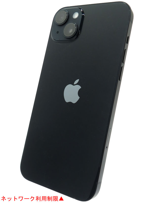 【Apple】【ネットワーク利用制限△】アップル『iPhone 14 Plus 128GB SIMロック解除済 ソフトバンク ミッドナイト』MQ4A3J/A 2022年10月発売 1週間保証【中古】