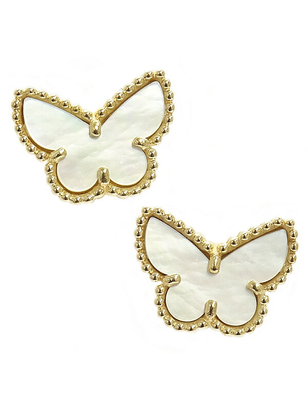 ◆Van Cleef & Arpels◆スウィートアルハンブラ パピヨン ピアス Van Cleef & Arpels】ヴァンクリーフ&アーペル『K18YG