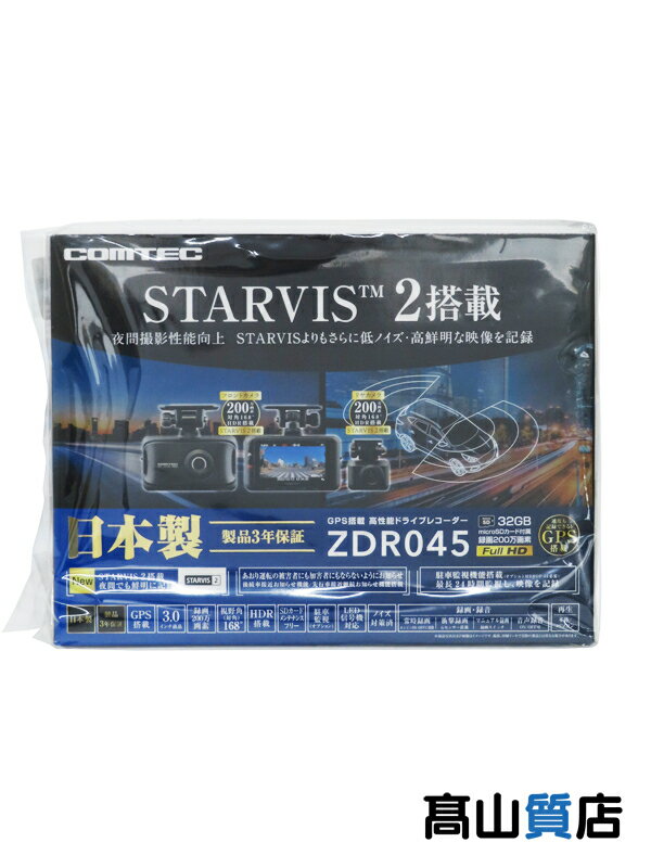 COMTEC】【未使用品】コムテック『GPS搭載 高性能ドライブレコーダー