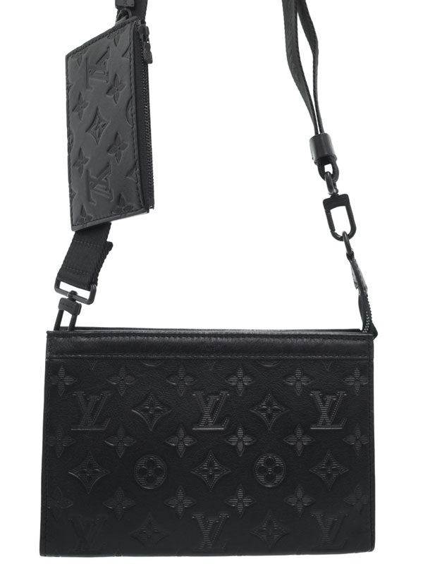 【LOUIS VUITTON】ルイヴィトン『モノグラム シャドウ ガストン ウエアラブル ウォレット』M81115 メンズ ショルダーバッグ