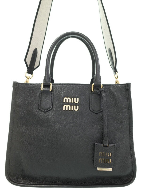 MIUMIU】ミュウミュウ『ヴィッテロダイノ ソフトレザー 2WAY MIUMIU】ミュウミュウ『ヴィッテロダイノ ソフトレザー 2WAY