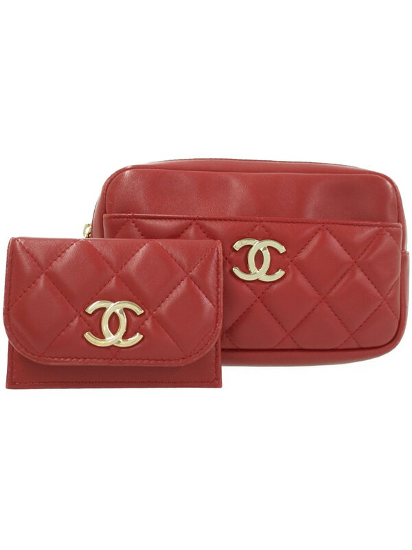 CHANEL】シャネル『マトラッセ ウエストポーチ』レディース ボディ