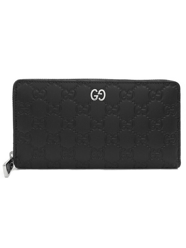 GUCCI】グッチ『グッチ シグネチャー レザー ジップアラウンド GUCCI】グッチ『グッチ シグネチャー レザー ジップアラウンド