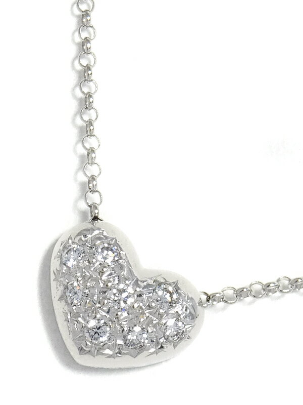 【TASAKI】タサキ『K18WG ダイヤモンド0.08ct ネックレス ハート