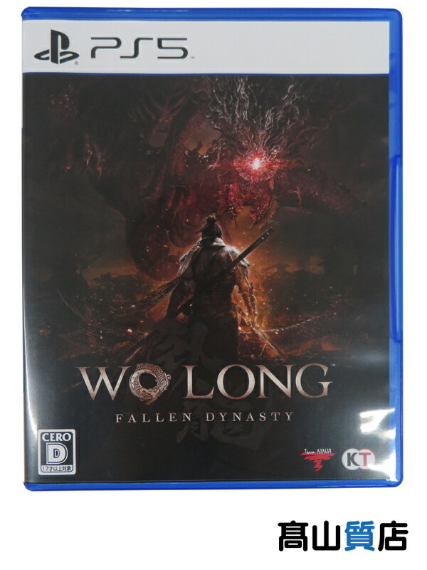 【KT】コーエーテクモゲームス『Wo Long : Fallen Dynasty』ELJM-30248 PS5 ゲームソフト 1週間保証【中古】 名　称 Wo Long : Fallen Dynasty 型　番 ELJM-30248 種　類 PS5 ゲームソフト 保証期間 1週間保証 ランク B 品 状　態 中古品です。 ディスク・カードには使用に支障の無い程度の傷がある場合がございます。 ■JANコード:4988615168550 対応機種等：PlayStaion5 CERO区分 ：D 17歳以上対象 ※写真はイメージです。 ※中古商品の特性上、ダウンロードコード・プロダクトコードは保証の対象外です。 コード使用不可等の場合の返品はお受けできません。 商品名に「初回」「限定」「○○付き」等の記載がございましても、特典等は原則付属しておりません。 また、取扱説明書・オビ等の印刷物は基本的に欠品扱いとなります。