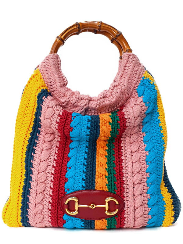 GUCCI】グッチ『ホースビット1955 バンブー ハンドバッグ GUCCI】グッチ『ホースビット1955 バンブー ハンドバッグ