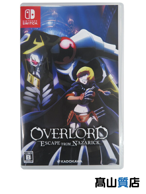 【KADOKAWA】角川ゲームス『OVERLORD:ESCAPE FROM NAZARICK』HAC-P-A3A9A Switch ゲームソフト 1週間保証【中古】