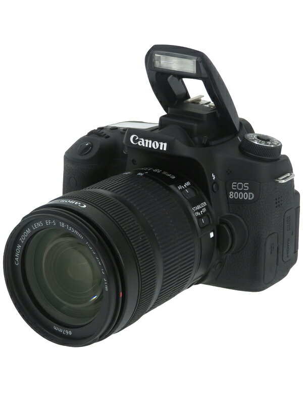 【Canon】キヤノン『EOS 8000D EF-S18-135 IS STM レンズキット』2016年3月発売 デジタル一眼レフカメラ 1週間保証【中古】
