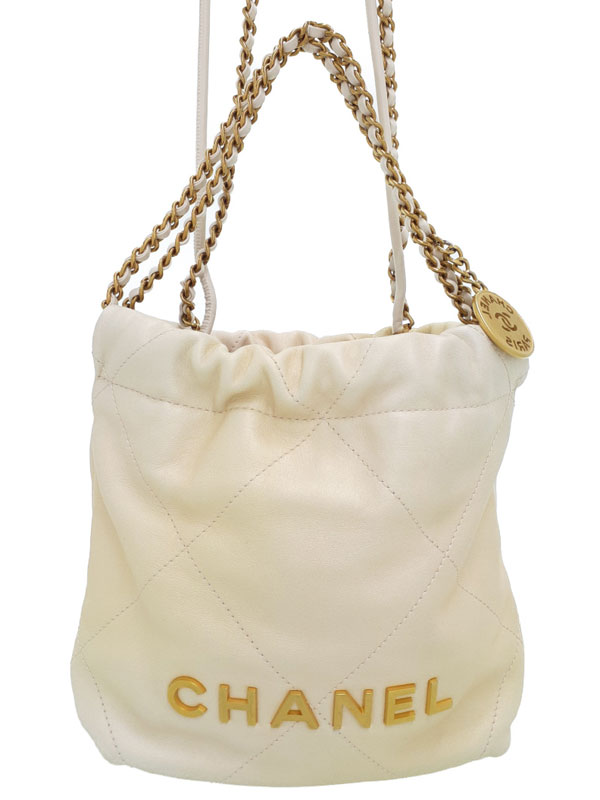 【CHANEL】シャネル『シャネル22 ミニ ハンドバッグ』AS3980 レディース 2WAYバッグ 1週間保証【中古】のサムネイル