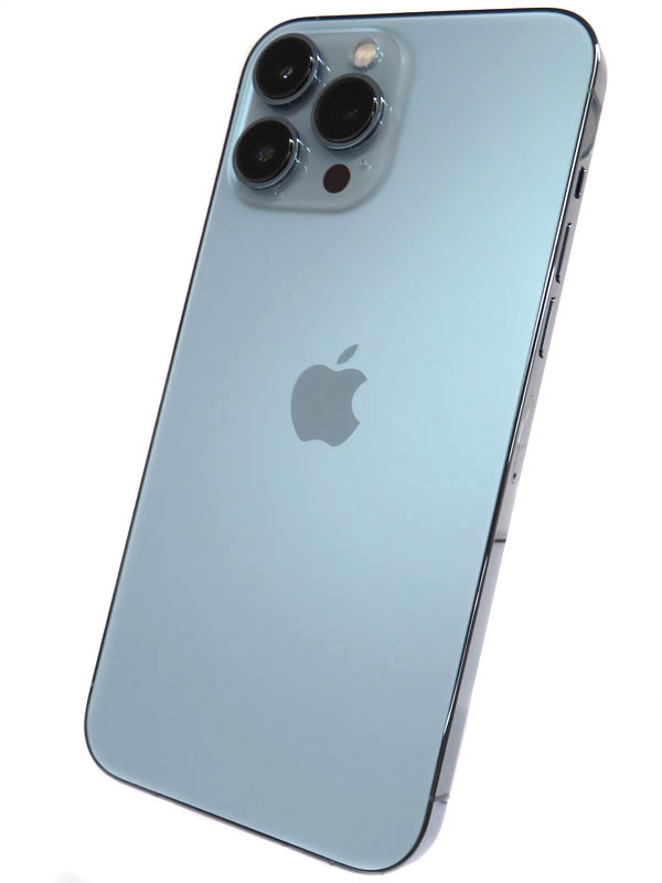 【Apple】アップル『iPhone 13 Pro Max 128GB SIMロック解除済 ソフトバンク シエラブルー』MLJ73J/A 2021年9月発売 スマートフォン 1週間保証【中古】