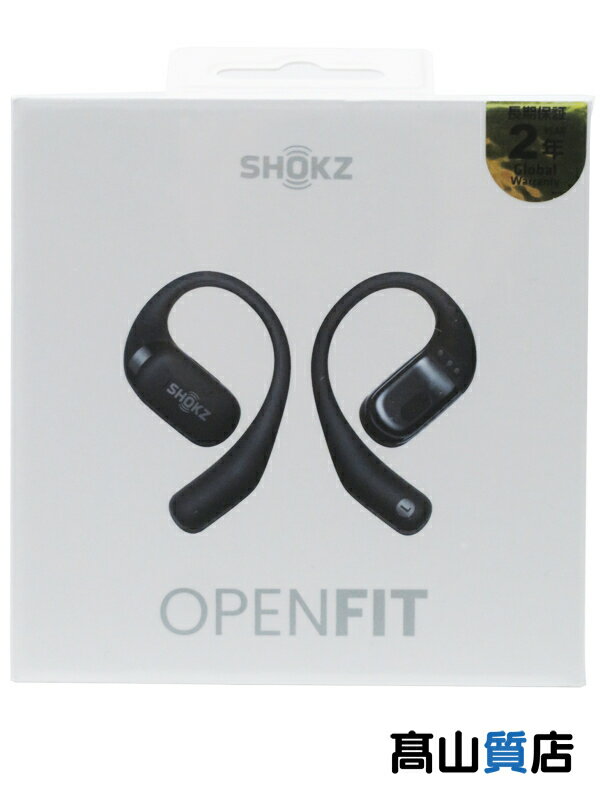 【Shokz】【未使用品】ショックス『OPENFIT ブラック』SKZ-EP-000020 音響機器 1週間保証【中古】