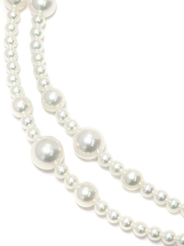 MIKIMOTO】ミキモト『SILVER パール3.0~7.8mm ロング MIKIMOTO】ミキモト『SILVER パール3.0~7.8mm ロング