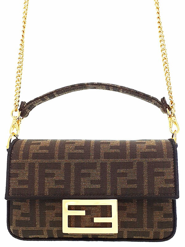 FENDI】フェンディ『ズッカ柄 バゲット スモール』8BS017 FENDI】フェンディ『ズッカ柄 バゲット スモール』8BS017