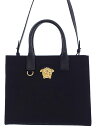 【VERSACE】ヴェルサーチェ『オールオーバー スモール トートバッグ』1005861 レディース 2WAYバッグ 1週間保証【中古】