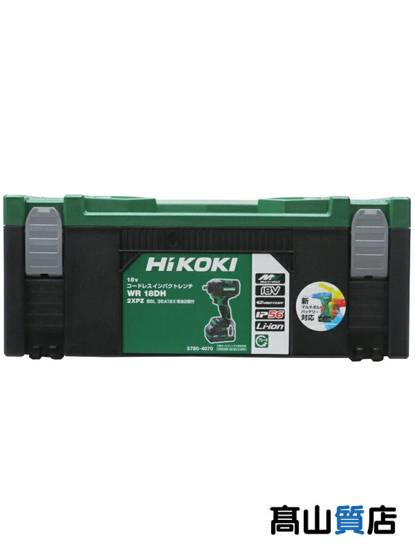 【HiKOKI】【未使用品】ハイコーキ『18Vコードレスインパクトレンチ』WR18DH(2XPZ) 電動工具 1週間保証【中古】