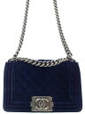 【CHANEL】シャネル『ボーイシャネル チェーンショルダーバッグ』レディース 1週間保証【中古】