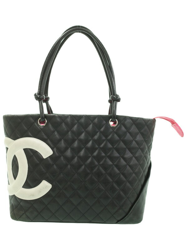 【CHANEL】シャネル『カンボンライン ラージトートバッグ』A25169 レディース 1週間保証【中古】のサムネイル