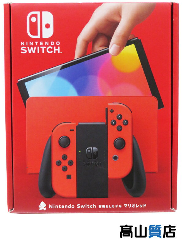 【Nintendo】任天堂『Nintendo Switch 有機ELモデル マリオレッド』HEG-S-RAAAA ゲーム機本体 1週間保証【中古】