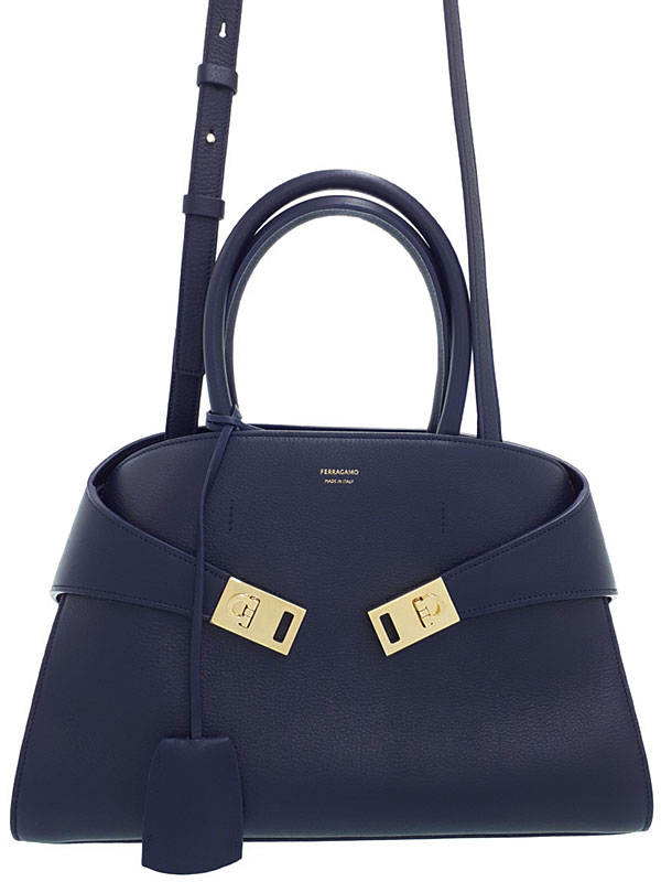 【Salvatore Ferragamo】フェラガモ『Hug ガンチーニ 2WAYハンドバッグ』21 5608 レディース 2WAYバッグ 1週間保証【中古】のサムネイル