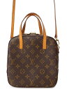 【LOUIS VUITTON】ルイヴィトン『モノグラム スポンティーニ』M47500 レディース 2WAYバッグ 1週間保証【中古】 名　称 モノグラム スポンティーニ 型　番 M47500 タイプ レディース カラー 【外側】-【内側】ベージュ 種　類 2WAYバッグ 材　質 モノグラム・キャンバス サイズ 横：約20cm 高さ：約20.5cm マチ：約7.5cm ハンドル：約31cm ショルダー：約116cm(取り外し可) 内ポケット2、ペンホルダー4 付属品 ショルダーストラップ 保証期間 1週間保証 ランク B 品 状　態 日常的に使用していたような使用感やダメージなどが見られる中古商品です。 【外側】 ヌメ革にヤケ・ヒビ割れ、コバにヒビ、やや型崩れが見られます。 【内側】 スレ・汚れが見られます。 【その他】 金具にメッキ剥がれが見られます。 【バッグの種類】 ハンドバッグ　ショルダーバッグ 製造番号：AR1002 最新のルイヴィトン製品には一部製造番号（シリアル刻印）がないものが存在します。 2020-21年頃からルイヴィトンの店頭でも徐々に、製造番号のないRFID（ICチップ）入りの製品が販売されており、製造番号の刻印が確認できない場合がございます。