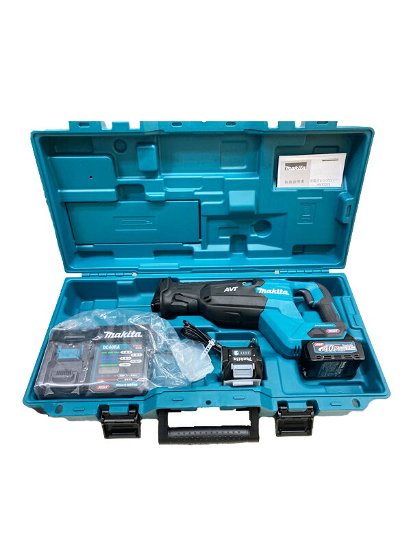 【makita】【未使用品】マキタ『40Vmax 充電式レシプロソー / バッテリ/充電器/ケース付』JR002GRDX 電動工具 1週間保証【中古】